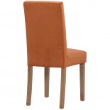 Moreton Oak Sunset Velvet Chair